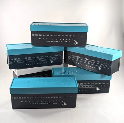 6 Bell & Howell Mark II Micro Mount Slide Storage Boxes, 40 Slides Per Box - Image 1 of 4