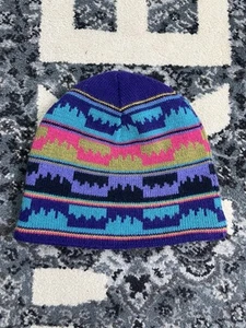 VTG 88 patagonia Capliene Wool Hat Skyline One Size Made In Italy - Picture 1 of 7