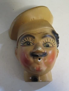 Vintage 1940’s French Chef Chalk ware String Holder Wall Mount - Bild 1 von 7