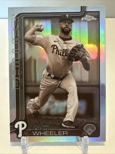2025 Topps Chrome #189 Zack Wheeler Sepia Refractor - Bild 1 von 2