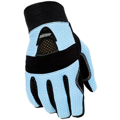 Tour Master Women's Airflow Mesh Motorcycle Gloves - Light Blue - Medium - Image 1 of 2