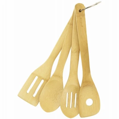 4-Pc. Bamboo Kitchen Tool Set - 25853 - Image 1 of 1