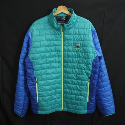 Patagonia Puff Jacket Size XL Mens Full Zip aztec lining Quilted Insulated - Image 1 of 4