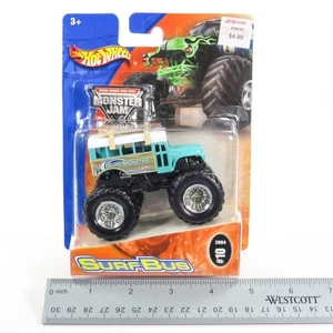 Hot Wheels Monster Jam Surf Bus #10 From 2004 20+ Y/O! NEW SEALED - Picture 1 of 12