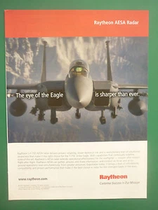 9/2007 PUB RAYTHEON AESA RADAR F-15E STRIKE EAGLE ORIGINAL AD - Imagen 1 de 1