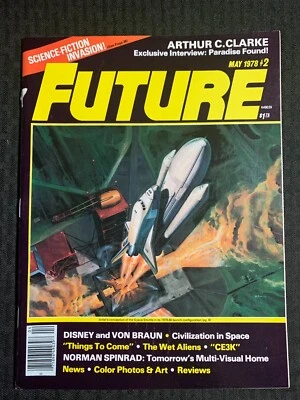 1978 FUTURE Magazine #2 FN+ 6.5 Arthur C Clarke Interview / Norman Spinrad - Image 1 of 3