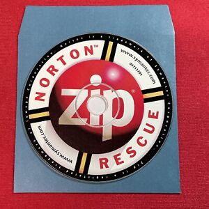 Norton Rescue - Zip Drives CD Disc Only Very Good