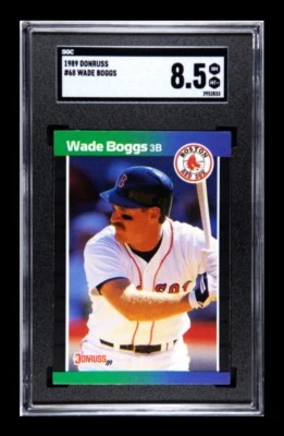 1989 Donruss # 68 Wade Boggs HOF SGC 8.5 NM MT+ - Image 1 of 2