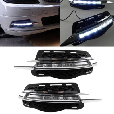 LED Nebelscheinwerfer Tagfahrlicht DRL Für Benz W204 C-Class C180 C300 2008-2011 - Bild 1 von 4