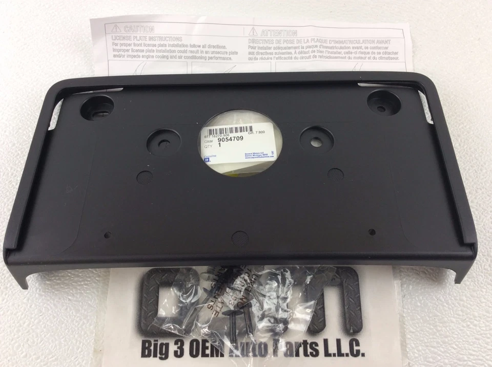 Soporte de matrícula delantero Buick LaCrosse Allure 2014-2016 nuevo OEM 9054709 Foto 1 de 2