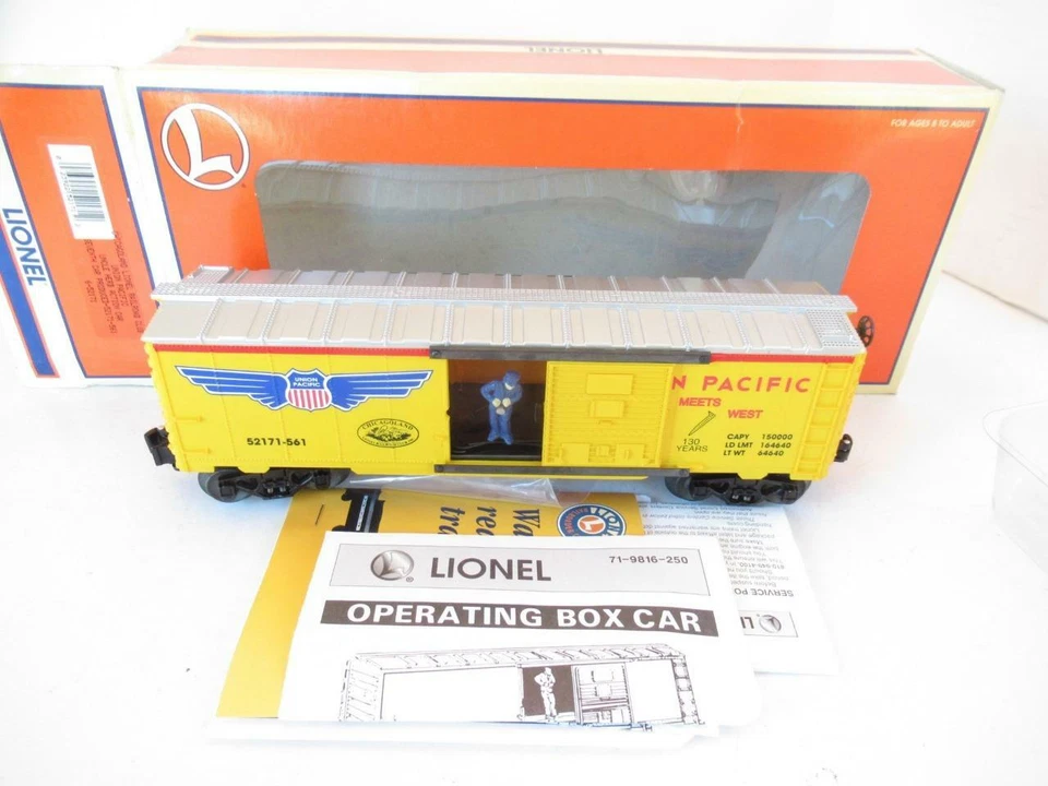 LIONEL LTD. PROD. 52171 - CHICAGOLAND UNION PACIFIC OPER. BOXCAR - NEW- HB1 - Image 1 of 1