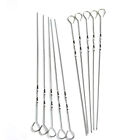  14 PCS Stainless Steel Barbecue Skewer Bbq Skewers Non-magnetic