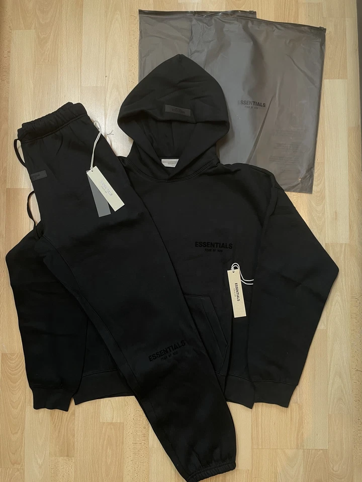 FOG Essential SS22 - Black Stretch Limo - Tracksuit - All Sizes - Authentic - Image 1 of 4