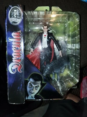 2011 Diamond Select Toys Universal Studios Monsters Dracula Figure W/Wolf NIB - Изображение 1 из 3