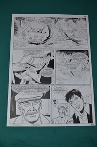 Montanari & Grassani Original Comic Art Tavola Originale #58 Maxi Dylan Dog #13 - Picture 1 of 1