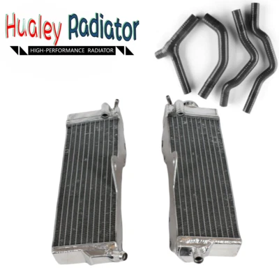 Radiador de aluminio + manguera negra para HONDA CR500 CR500R CR 500R 1985 1986 1987 1988 Foto 1 de 4