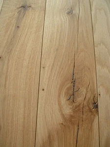 Massivholzdielen Eiche 15 mm Schlossdiele Holzdielen Landhausdielen Parkett - Bild 1 von 7