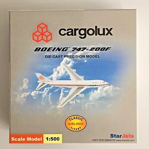 SCHUCO Star Jets 1/500 - CARGOLUX Boeing 747-200F  SJCLX143B - NEUF