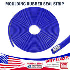 20 Feet Car Door Edge Strip Trim Lock Guard Moulding Rubber Seal Protector Blue