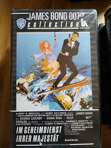 VHS Rarität: JAMES BOND 007: IM GEHEIMDIENST IHRER MAJESTÄT (1969)GEORGE LAZENBY - Bild 1 von 2