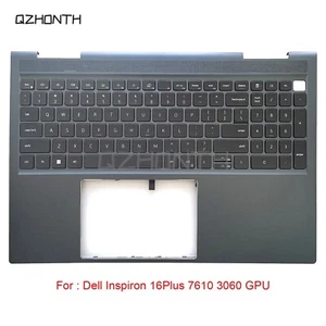 New For Dell Inspiron 16Plus 7610 3060 GPU Palmrest with Backlit Keyboard Blue - Picture 1 of 4