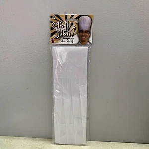Adult Paper Chef Hat Baker Cook Hat Costume Accessory - Picture 1 of 2