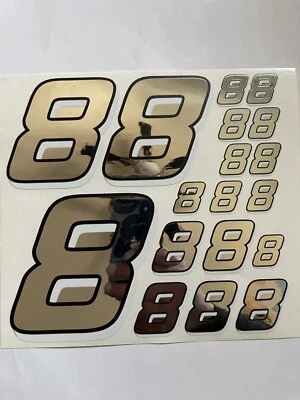 Descuento Cromo Plata con Blanco y Negro #8 R/C Caja L Foto 1 de 4