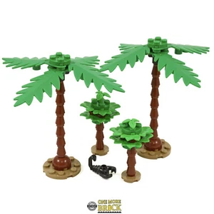 Palmeras - Hechas con ladrillos LEGO - 4 árboles y escorpión | Todas las piezas LEGO - Imagen 1 de 1