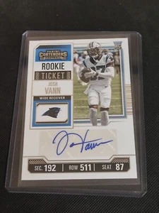 2023 contenders josh vann auto rc #167 panini - Picture 1 of 2