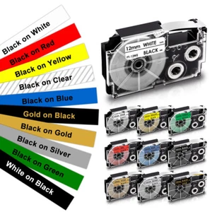 Compatible for Casio EZ Label Tape 6/9/12/18/24mm XR-12WE XR-9WE KL-60 100 120 - Bild 1 von 99