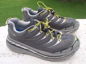 Hoka One One STINSON TARMAC HUBBLE SOLE MEN M 10 EU 44 GREY WHITE - Picture 1 of 15