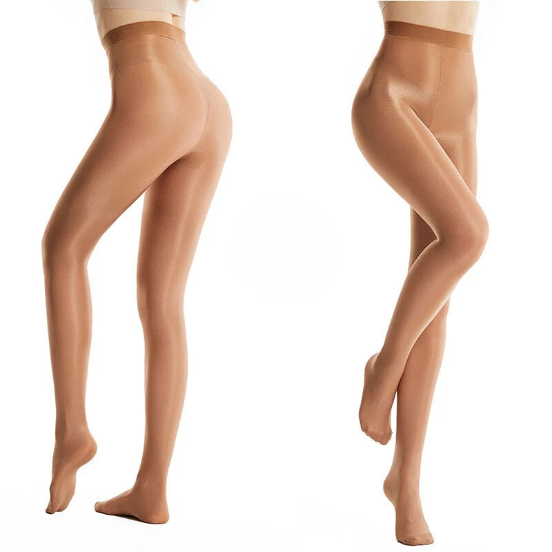 Medias modeladoras 220 lb talla grande aceite brillante 70d medias danza yoga Foto 1 de 4