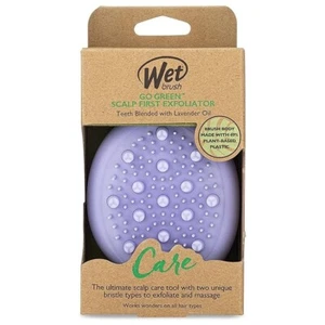 Wet Brush Go Green Scalp Exfoliator-Teeth blended with lavender oil-Spa at home - Picture 1 of 6