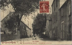 LACAUNE-les-BAINS 81 avenue St Gervais CPA écrite à Marie PAILHÈS 34 Roujan 1912 - Picture 1 of 2