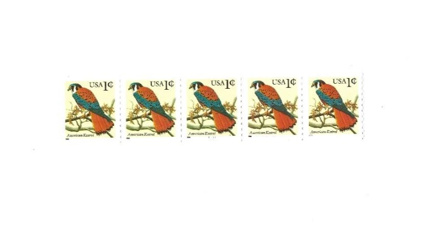 US Stamp Coil PNC4 Scott #3044 MNH PNC5 Pl#1111 BYCM American Kestrel Small Date - Image 1 of 1
