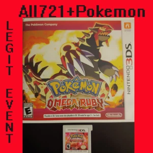 Pokemon Omega Rubin geladen mit allen 721 glänzenden Pokémon & 120+ legitimen Event-Pokémon - Bild 1 von 2