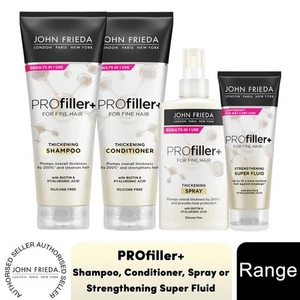 John Frieda Profiller+ Gama de Cuidado del Cabello - Champú, Acondicionador, Spray y Súper Líquido - Imagen 1 de 68