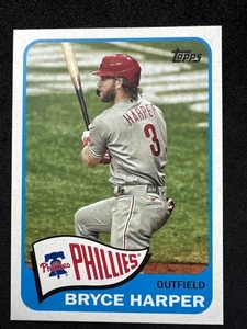 ⭐🦄 Topps Redux T65-37 2021 Bryce Harper - Estilo Phillies 1965 🆓📦 - Imagen 1 de 2