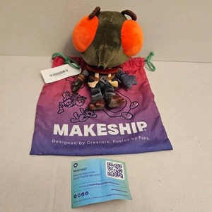 Makeship The FlyKnight Plush Wabbaboy Indie Game Plushie Only 1,079 Made - Picture 1 of 4