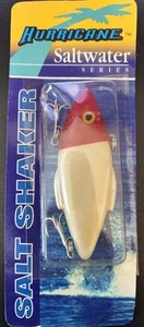 HURRICANE SALTWATER  3 1/2" SALT SHAKER (Rattle Trap) - RED HEAD -3/4 OZ LIPLESS - Picture 1 of 3