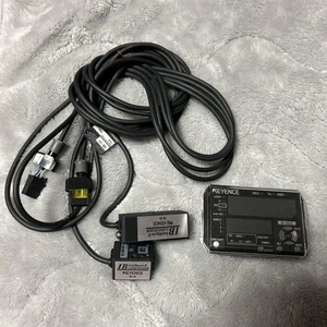 KEYENCE IB-10 IB-1500 Through-Beam Laser Sensor Amplifier Unit Used Working PVC - Picture 1 of 24