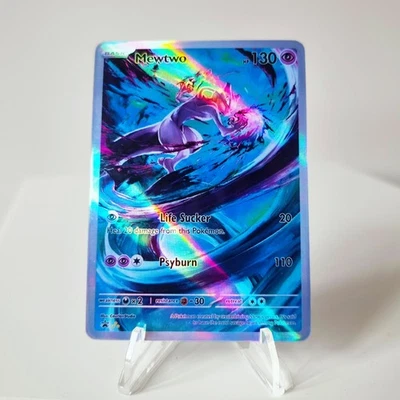 Mewtwo Pokemon Custom Card TCG Holo Holographic Full Art 056/172 - Image 1 of 2