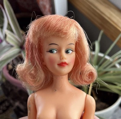 "Muñeca Ideal Misty/Miss Clairol 1965 W-12-3 M-12 de colección 11,5"" ojo lateral desnudo *LEER*" Foto 1 de 4