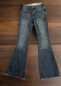 ARIAT Real High Rise Flare Brynlee Missouri Damen 25x33 Raw Hem Frayed Jeans - Bild 1 von 20