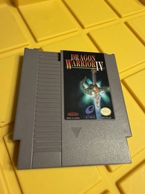 Dragon Warrior 4 Nintendo NES Authentic Please Read!!!