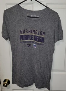 Washington Huskies Shirt Womens XL Gray Purple Reign Fiesta Bowl Shirt Retro - Picture 1 of 4