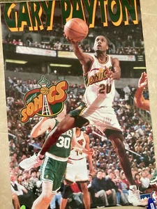 Gary Payton Poster Sonics 1997 Original 23x35 Starline - Picture 1 of 1