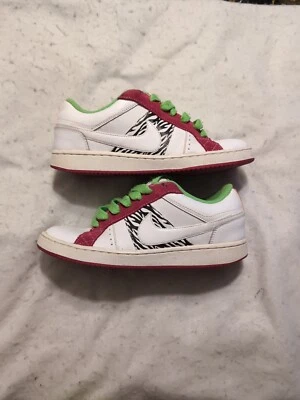 Tênis Nike SB Isolate Zebra Feminino Tamanho 7 Rosa Preto Verde Neon 375394-611 - Imagem 1 de 4