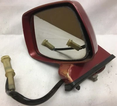 Espejo retrovisor eléctrico lado izquierdo Nissan Datsun 280z 1981 rojo borgoña OEM Foto 1 de 4