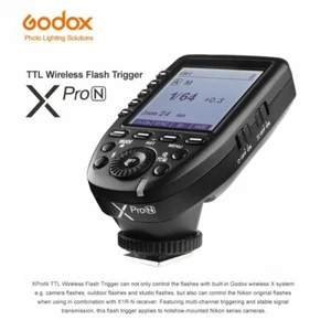 NEW Godox XPro-N 2.4G i-TTL LCD Wireless X System Flash Trigger For Nikon Camera - Picture 1 of 12